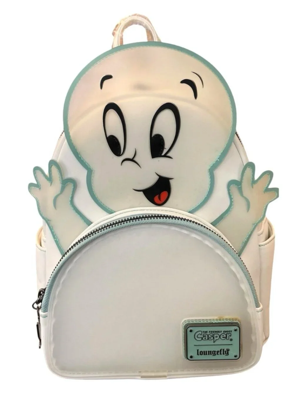 Loungefly Universal Casper the Friendly Ghost Mini Backpack Halloween Glow NWT